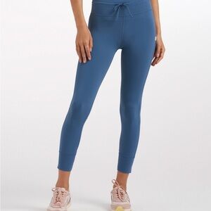 Vuori Daily Legging - Pool Blue High-Waisted Leggings with Drawstring Waist
